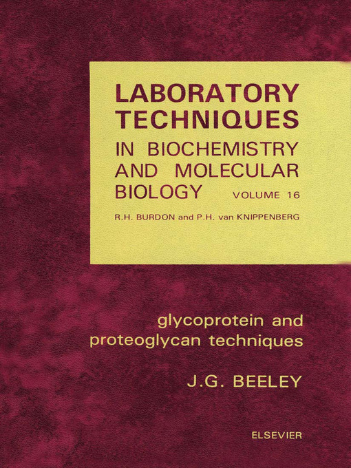 Upplýsingar um Glycoprotein and Proteoglycan Techniques eftir J.G. Beeley - Biðlisti